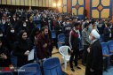 سخنرانی نماینده دانشجویان دانشگاه صنعتی بیرجند در دیدار با رئیس دستگاه قضا