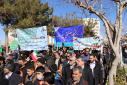 حضور پرشور و گسترده دانشگاهیان دانشگاه صنعتی بیرجند در راهپیمایی یوم الله ۲۲ بهمن‌ماه