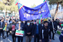 حضور پرشور و گسترده دانشگاهیان دانشگاه صنعتی بیرجند در راهپیمایی یوم الله ۲۲ بهمن‌ماه
