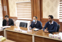 نشست اعضای هیئت‌رئیسه دانشگاه با مشاور در امور فرهنگی و مسئول قرارگاه جهاد تبیین در وزارت تعاون، کار و رفاه اجتماعی