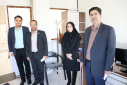 دیدار رئیس و معاون اداری و مالی دانشگاه با کارکنان دانشگاه