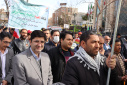 حضور پرشور و گسترده دانشگاهیان دانشگاه صنعتی بیرجند در راهپیمایی یوم‌الله ۲۲ بهمن‌ماه