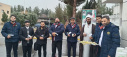 به مناسبت ولادت امام‌زمان (عج) با اهدای شاخه گل از دانشجویان و همکاران دانشگاه استقبال شد