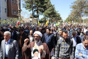 حضور پرشور دانشگاهیان دانشگاه صنعتی بیرجند در راهپیمایی روز جهانی قدس