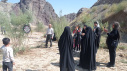 گزارش تصویری مراسم پیاده‌روی به مناسبت آغاز هفته دفاع مقدس و ولادت پیامبر اکرم (ص) و امام جعفر صادق (ع)