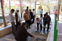 تجدید میثاق دانشگاهیان دانشگاه صنعتی بیرجند با شهدای به مناسبت هفته دفاع مقدس