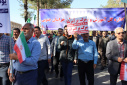حضور پرشور و گسترده دانشگاهیان دانشگاه صنعتی بیرجند در راهپیمایی یوم‌الله ۱۳ آبان