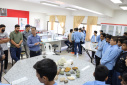 بازدید دانش‌آموزان دبیرستان نمونه شهید مطهری از دانشگاه صنعتی بیرجند