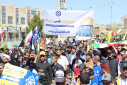 حضور دانشگاهیان دانشگاه صنعتی بیرجند در راهپیمایی روز جهانی قدس