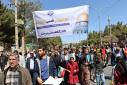 حضور دانشگاهیان دانشگاه صنعتی بیرجند در راهپیمایی روز جهانی قدس