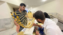 مسابقه جذاب سازه‌های ماکارونی در دانشگاه صنعتی بیرجند برگزار شد