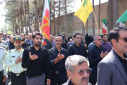 تشییع شهدای اقتدار ملی با حضور دانشگاهیان دانشگاه صنعتی بیرجند