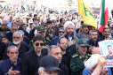 تشییع شهدای اقتدار ملی با حضور دانشگاهیان دانشگاه صنعتی بیرجند