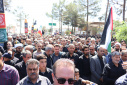 تشییع شهدای اقتدار ملی با حضور دانشگاهیان دانشگاه صنعتی بیرجند