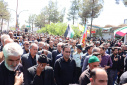تشییع شهدای اقتدار ملی با حضور دانشگاهیان دانشگاه صنعتی بیرجند