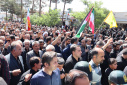 تشییع شهدای اقتدار ملی با حضور دانشگاهیان دانشگاه صنعتی بیرجند