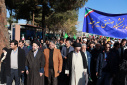 حضور پرشور دانشگاهیان دانشگاه صنعتی بیرجند در تظاهرات بزرگ مردمی محکومیت اقدامات تروریستی عوامل آمریکایی صهیونیستی