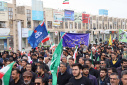 حضور دانشگاهیان دانشگاه صنعتی بیرجند در راهپیمایی روز جهانی قدس