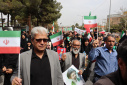 حضور دانشگاهیان دانشگاه صنعتی بیرجند در راهپیمایی روز جهانی قدس
