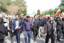 حضور دانشگاهیان دانشگاه صنعتی بیرجند در راهپیمایی روز جهانی قدس