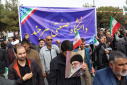 حضور دانشگاهیان دانشگاه صنعتی بیرجند در راهپیمایی روز جهانی قدس
