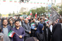 حضور دانشگاهیان دانشگاه صنعتی بیرجند در راهپیمایی روز جهانی قدس