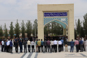 تجدید میثاق دانشگاهیان صنعتی بیرجند با شهدا در آغاز دوره جدید ریاست دانشگاه