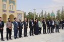 تجدید میثاق دانشگاهیان صنعتی بیرجند با شهدا در آغاز دوره جدید ریاست دانشگاه