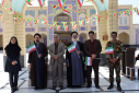 برگزاری آیین اهتزاز پرچم مقدس جمهوری اسلامی ایران در دانشگاه صنعتی بیرجند