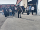 بازدید دانشجویان و تیم‌های شرکت‌کننده در دومین جشنواره تولید، دانش‌بنیان و کارآفرینی از شهرک صنعتی بیرجند