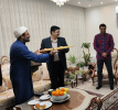 دیدار مسئولین و دانشجویان دانشگاه صنعتی بیرجند با خانواده شهید لکزایی