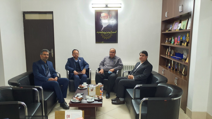 دیدار معاون پژوهش و فناوری دانشگاه با رئیس جدید پارک علم و فناوری استان خراسان جنوبی