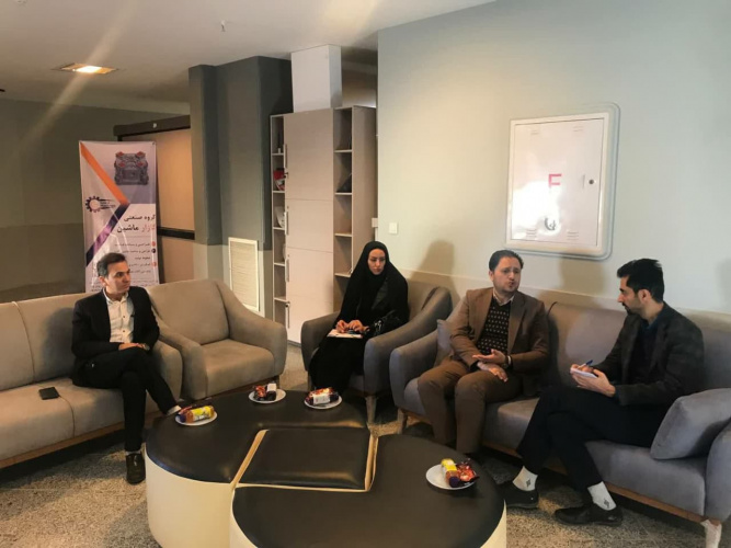 بازدید رئیس اداره تعاون، کار و رفاه اجتماعی شهرستان بیرجند از مرکز نوآوری و کارآفرینی دانشگاه صنعتی بیرجند