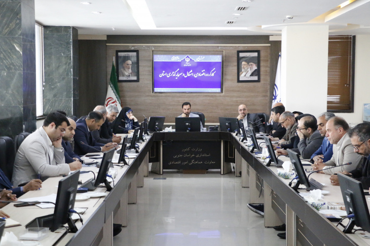 ارائه برنامه توسعه دانش بنیان استان خراسان جنوبی در کارگروه اقتصادی، اشتغال و سرمایه گذاری