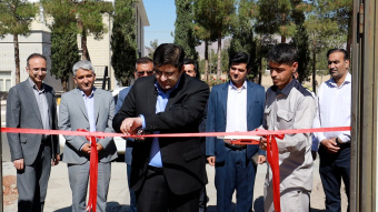 افتتاح زمین فوتبال گل‌کوچک کوثر مجموعه خوابگاه‌های پسران دانشگاه صنعتی بیرجند به مناسبت هفته تربیت بدنی و ورزش