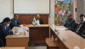 جلسه سرپرست معـــاونت پژوهش و فناوری دانشگاه با مدیر مرکز آموزش و پژوهش‌های توسعـــه و آینده‌نگری سازمان مدیریت و برنامه‌ریزی استان