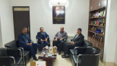 دیدار معاون پژوهش و فناوری دانشگاه با رئیس جدید پارک علم و فناوری استان خراسان جنوبی