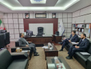 دیدار رئیس و معاون پژوهش و فناوری دانشگاه با رئیس سازمان مدیریت و برنامه‌ریزی استان