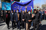 حضور پرشور و گسترده دانشگاهیان دانشگاه صنعتی بیرجند در راهپیمایی یوم الله ۲۲ بهمن‌ماه