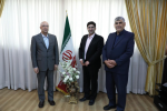 برگزاری جلسه تکریم و معارفه سرپرست دانشگاه در دفتر  مقام عالی وزارت
