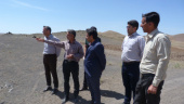 بازدید اعضای هیئت‌علمی دانشگاه صنعتی بیرجند از معدن خاک صنعتی نگینان درمیان