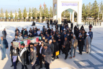 مراسم وداع و تشییع پیکر مطهر شهید گمنام در دانشگاه صنعتی بیرجند برگزار شد