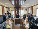 دیدار دکتر رضا‌پور، رئیس دانشگاه با روسای دانشکده‌ها