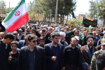 حضور پرشور دانشگاهیان دانشگاه صنعتی بیرجند  در بدرقه شهدای اقتدار ملی