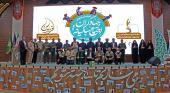 تجلیل از مدیر اجرایی دفتر نهاد رهبری دانشگاه صنعتی بیرجند در مراسم تجلیل فعالان جهادی خراسان جنوبی
