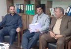 دیدار معاونت اداری و مالی و مدیر دانشجویی دانشگاه صنعتی بیرجند با مدیر طرح و برنامه صندوق رفاه دانشجویان کشور