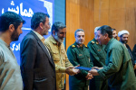 تجلیل از مدیر اجرایی دفتر نهاد نمایندگی مقام معظم رهبری در دانشگاه صنعتی بیرجند در همایش ملی سفیران امید