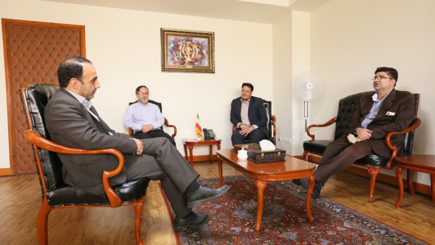 دیدار سرپرست و معاون اداری و مالی دانشگاه با معاون فرهنگی و اجتماعی وزارت علوم