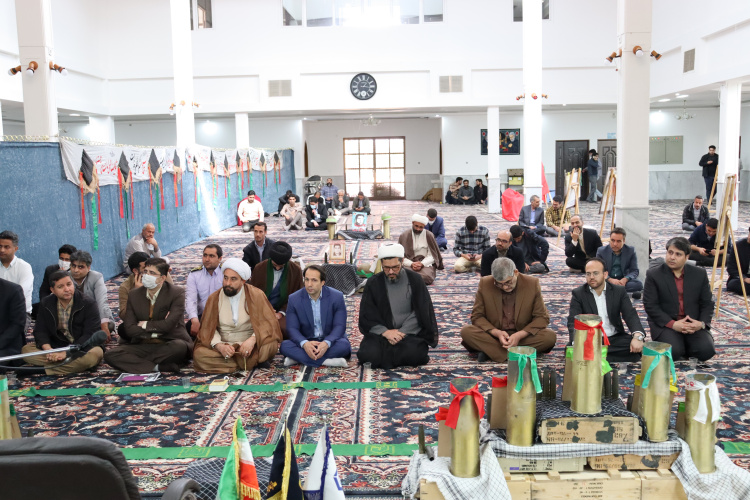 مراسم یادبود ششمین سالگرد رجعت پیکر پاک شهدای گمنام دانشگاه صنعتی بیرجند برگزار گردید