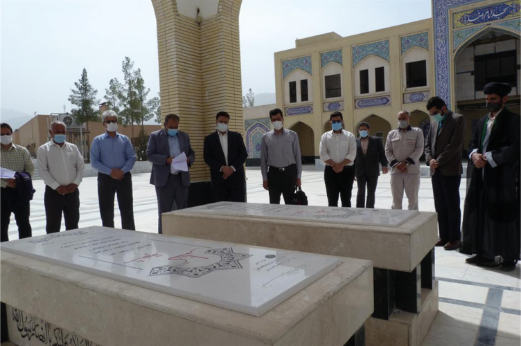 برگزاری مراسم روز بزرگداشت شهدا در جوار یادمان شهدا  گرانقدر دانشگاه